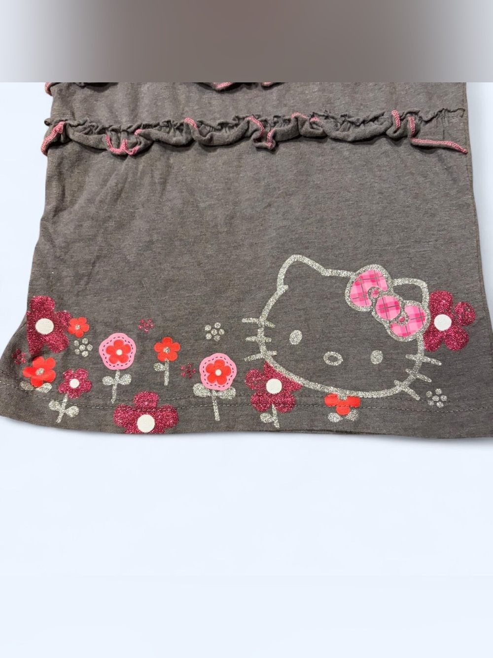 Hello Kitty Girls Ruffle Top! - Picture 2 of 5
